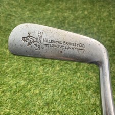 Antique Hillerich Bradsby Lo Skore Putter Hickory Shaft RH 33 1/8 B9 1920