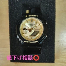 G-Shock GA-2100GB-1AJF Black/Gold Digital Watch Used G1205