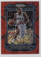 2022-23 Panini Prizm Red Sparkle Prizm De'Anthony Melton #36 18yu