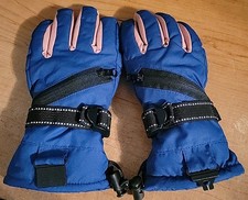 All In Motion Insulated Winter Gloves Youth 4-7, Womens XS-Small Blue And Pink