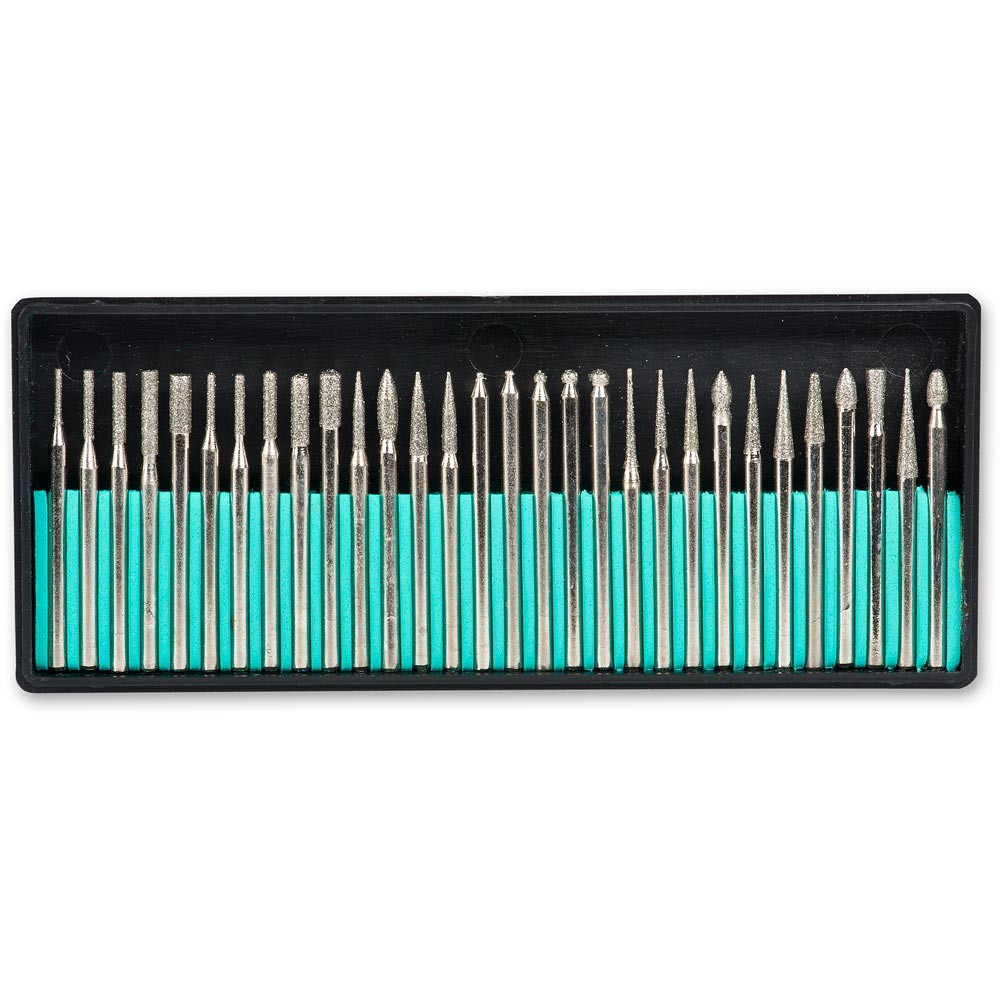 Axminster Diamond 30 Piece Burr Set