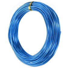 12 Gauge 2mm Aluminum Wire 32.8 Ft 10m Bendable Metal Wire, True Blue