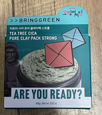 Bringgreen Tea Tree Cica Pore Clay Pack Strong 100g/ 3.52oz. 5-Tea Tree Complex