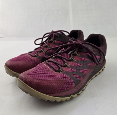 Merrell Antora 2 Sneakers Womens 8.5 Pink Mesh Lace Up Trail Hiking Walking Shoe
