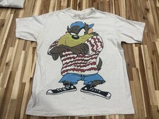 Vintage 1993 Taz Tasmanian Devil Looney Tunes Graphic Tee USA XL