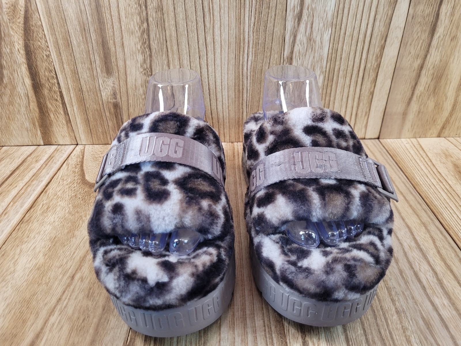 UGG 1122556 Woman's Fluffita Panther Print Slipper Slides Size 9 image 2