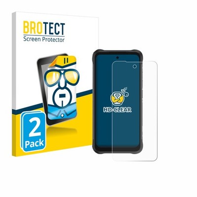 2x Display Schutz Folie für Umidigi Bison GT2 Pro 4G Zubehör Transparent