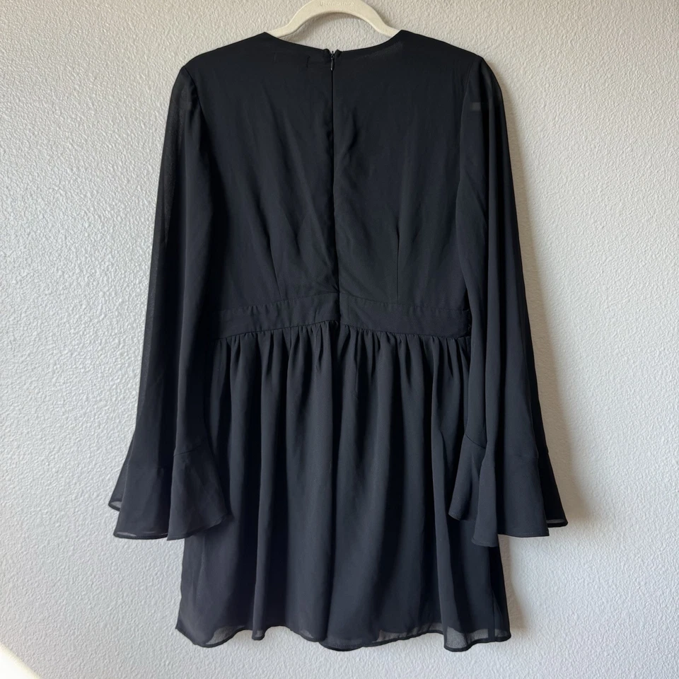 Mameluco 2bella para mujer grande manga larga campana bruja caprichoso vampiro cuello profundo Foto 3 de 4