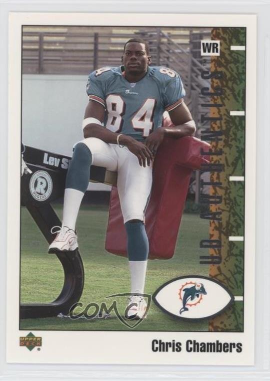 2002 UD Authentics Chris Chambers #45 0t2