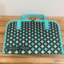 Fashion Plates 2014 Dress Design Set With Teal Travel Case Kahootz NICE 