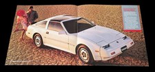 NISSAN 300ZX 300 ZX 2+2 Turbo COUPE 27x28cm Prospekt Brochure USA 1986 G