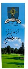 RARE SIGNED Jack Nicklaus Senior Open Pamphlet w JSA LOA