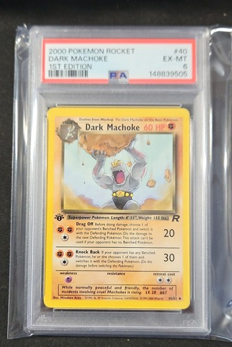 Dark Machoke (1st Edition) graded PSA 6 for sale on eBay