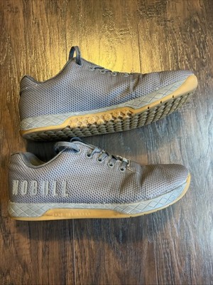 Women s Nobull SuperFabric Outwork Trainers Dark Grey Gum Gym Sneaker M8.5/W10.5