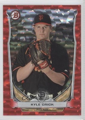 2014 Bowman Draft Top Prospects Red Ice 84/150 Kyle Crick #TP-63 z6b