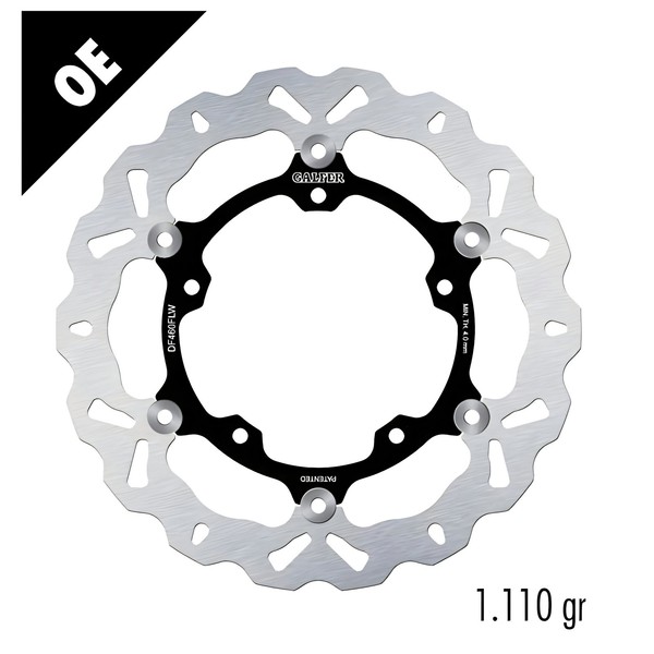 Bremsscheibe Set Galfer 2X DF460FLW Wave® Schwimmend Vorne 298X4,5Mm FüR Yamaha-image