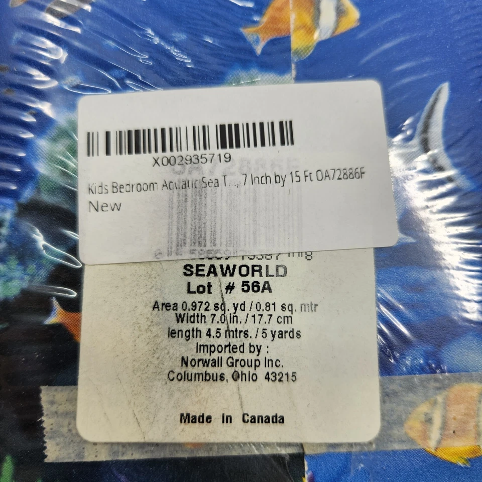 Juego de calcomanías de pared Ocean Life tiburón ballena tortuga delfín pez cáscara y palo Foto 3 de 4