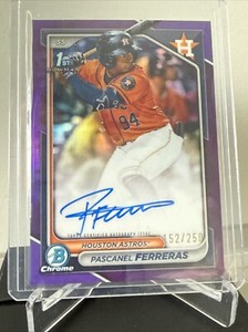 2024 Bowman Chrome 1st Pascanel Ferreras #CPA-PF Purple Refractor Auto 152/250