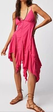Free People Tumi Tunic Dress Summer Dress Relaxed Fit Pink Size Small NEW