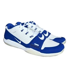 Nike Alpha Menace Turf Low Size 14 Football Cleats White/Blue BV3997-101