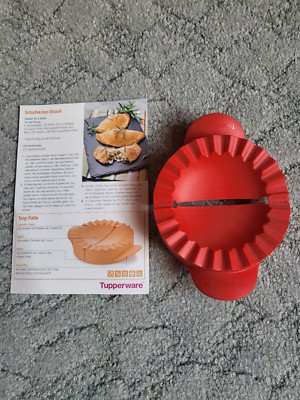 Kleine Teigfalle mit Bedienungsanleitung und Rezepten rot - N E U