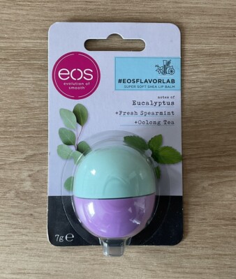 (24,99 /Einheit) eos Lip Balm Lippenpflege Tiegel Eucalyptus & Spearmint 7g