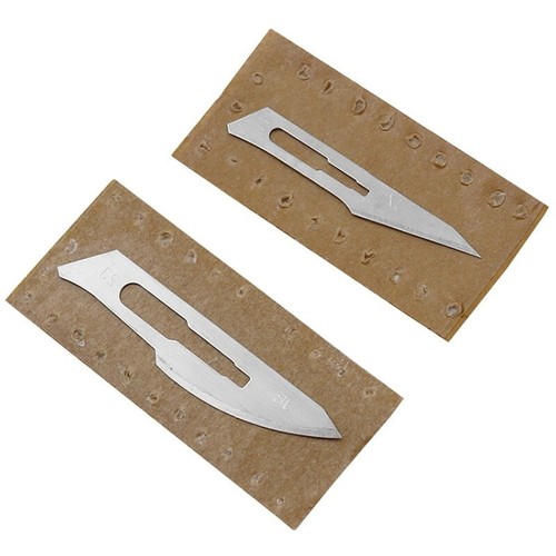 10 Surgical Sterile Blades Free Scalpel Knife Handle Medical Dental DIY Tools - Picture 5 of 12