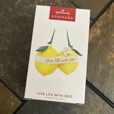 Hallmark Keepsake - Live Life With Zest - 2023 **NEW / FREE SHIPPING**