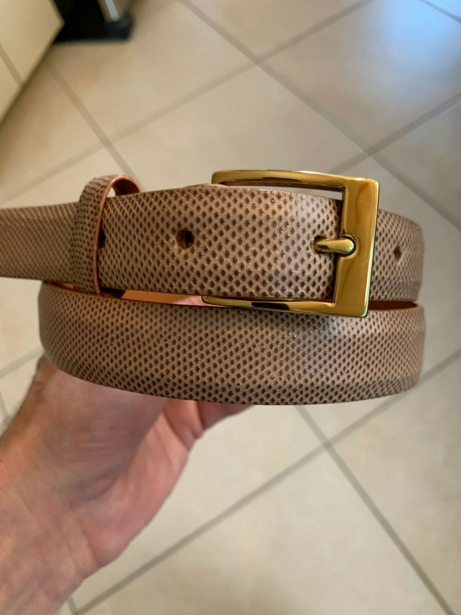 Genuine Karung Snake Skin Taupe Colored Belt Size 28 | eBay display picture 1