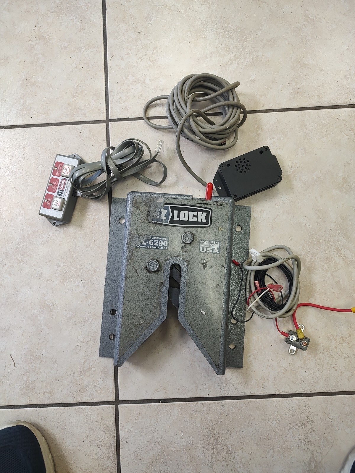 EZ Lock Wheelchair Securement System Base Unit eBay