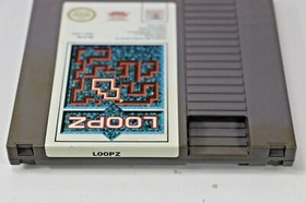 Nintendo LOOPZ NES Game 1990 TESTED and WORKING! Nice Shape! G8