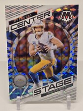 2023 Panini Mosaic Center Stage White Prizm #CS-JH Justin Herbert 5/25 Chargers 