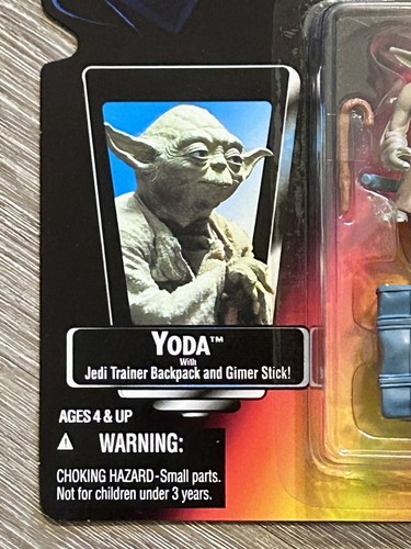 Yoda Star Wars Power of the Force Action Figure 1995 Kenner POTF Vintage - Afbeelding 10 van 12