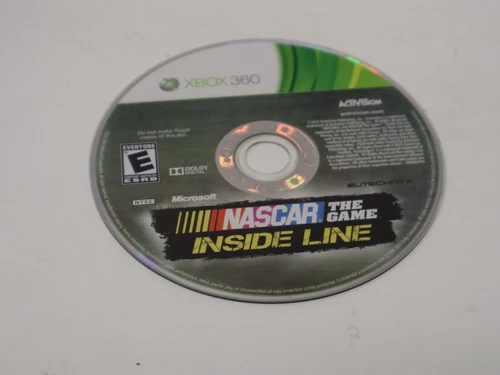 NASCAR The Game: Inside Line (Xbox 360, 2012) Disc Only
