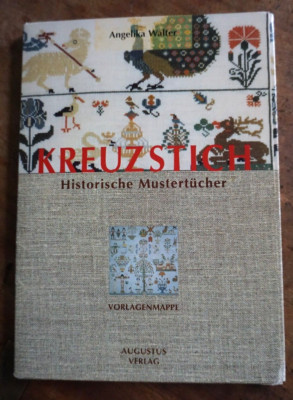 Historical Samples. Kreuzstitch.  New.  7 vintage sampler Graphs.