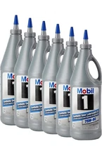 Mobil1 1043611 Full Synthetic Gear Lubricant, 75W-90 Quart 6 PK