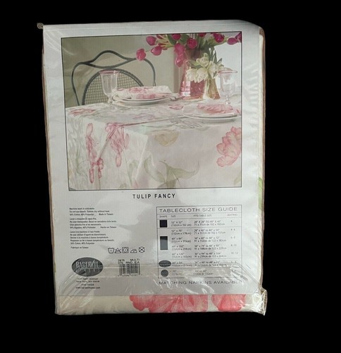 Bardwil Linens Tablecloth Tulip Fancy 70" Round New