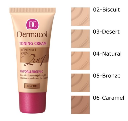 Dermacol Toning Cream 2in1 In 'Desert' – Getönte Tagescreme Mit Pflegewirkung