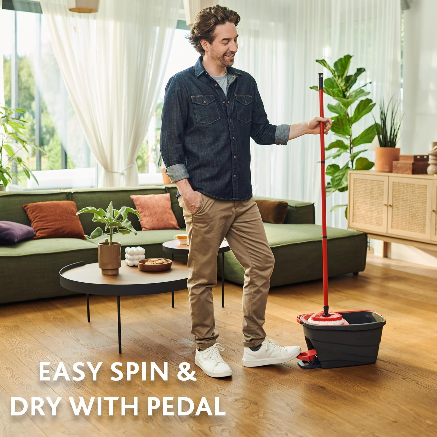 Kit Lavapavimenti Vileda Turbo Smart: Resistenza e Pulizia Totale - 4