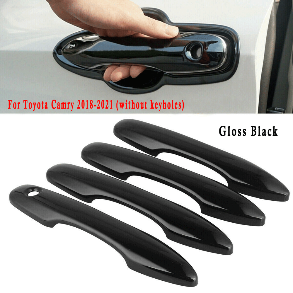 Side Door Handle Cover Trims Accessories For Toyota Camry 18-23 without keyholes