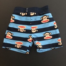 Paul Frank Julius Monkey Striped Board Shorts US Size 12 Months