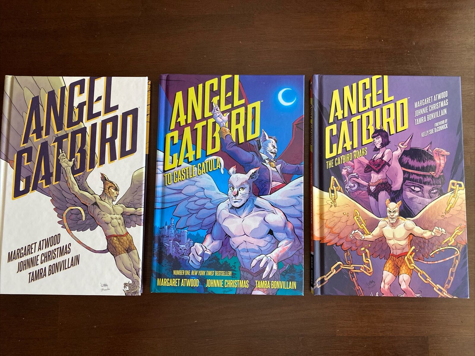 Angel Catbird-Vol 1,2,3 Hardcover First Editions-Dark Horse-Margaret Atwood