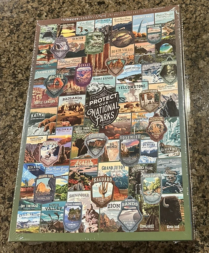 National park on sale puzzles 1000 pieces