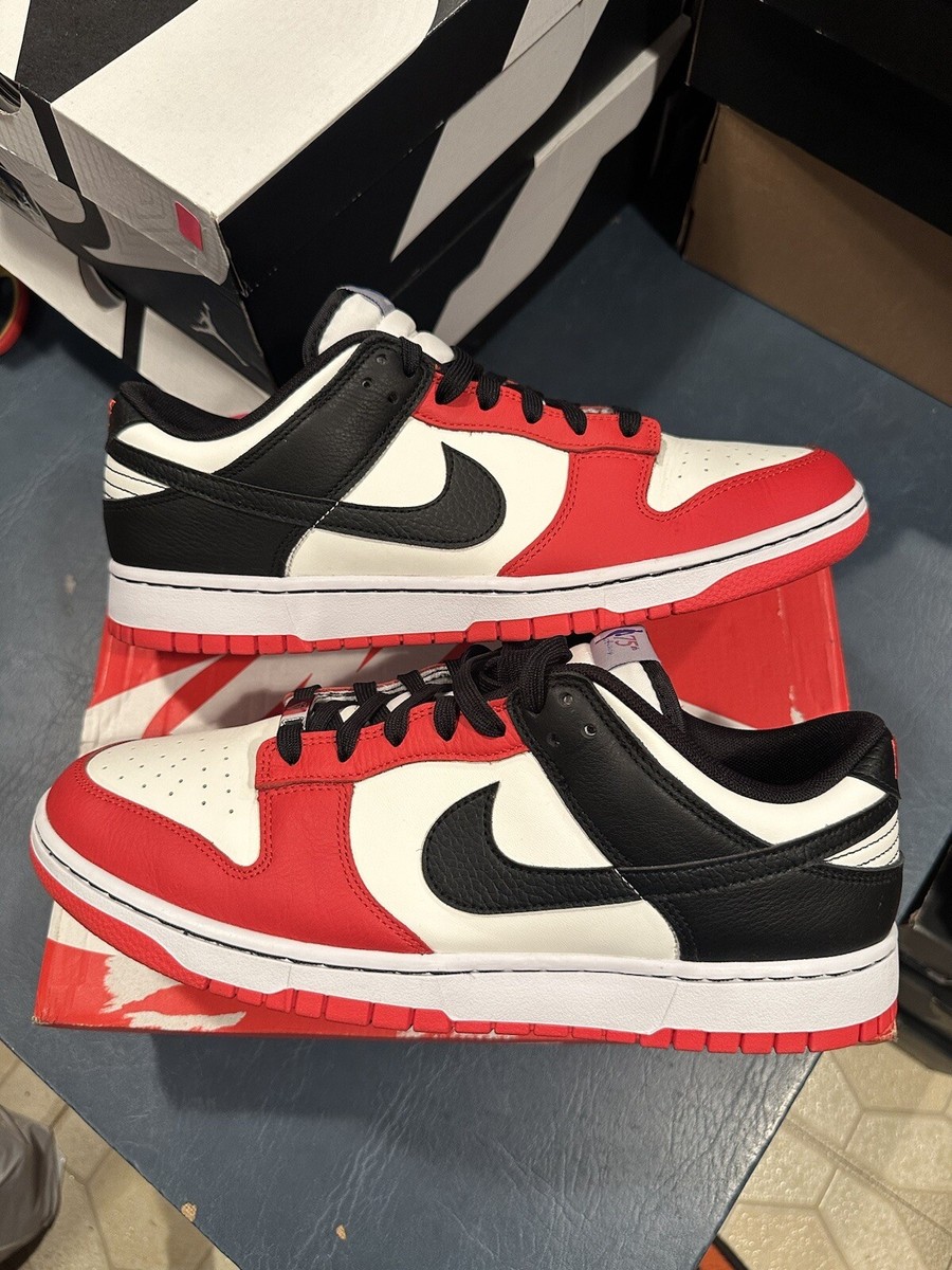 Size 12 - Nike Dunk Low x NBA 75th Anniversary Red Black
