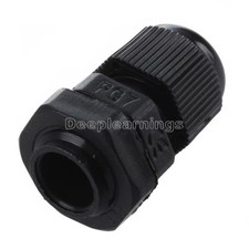5PCS Waterproof Fixing Gland Connector PG7 for 3.5-6mm Dia Cable Wire NEW