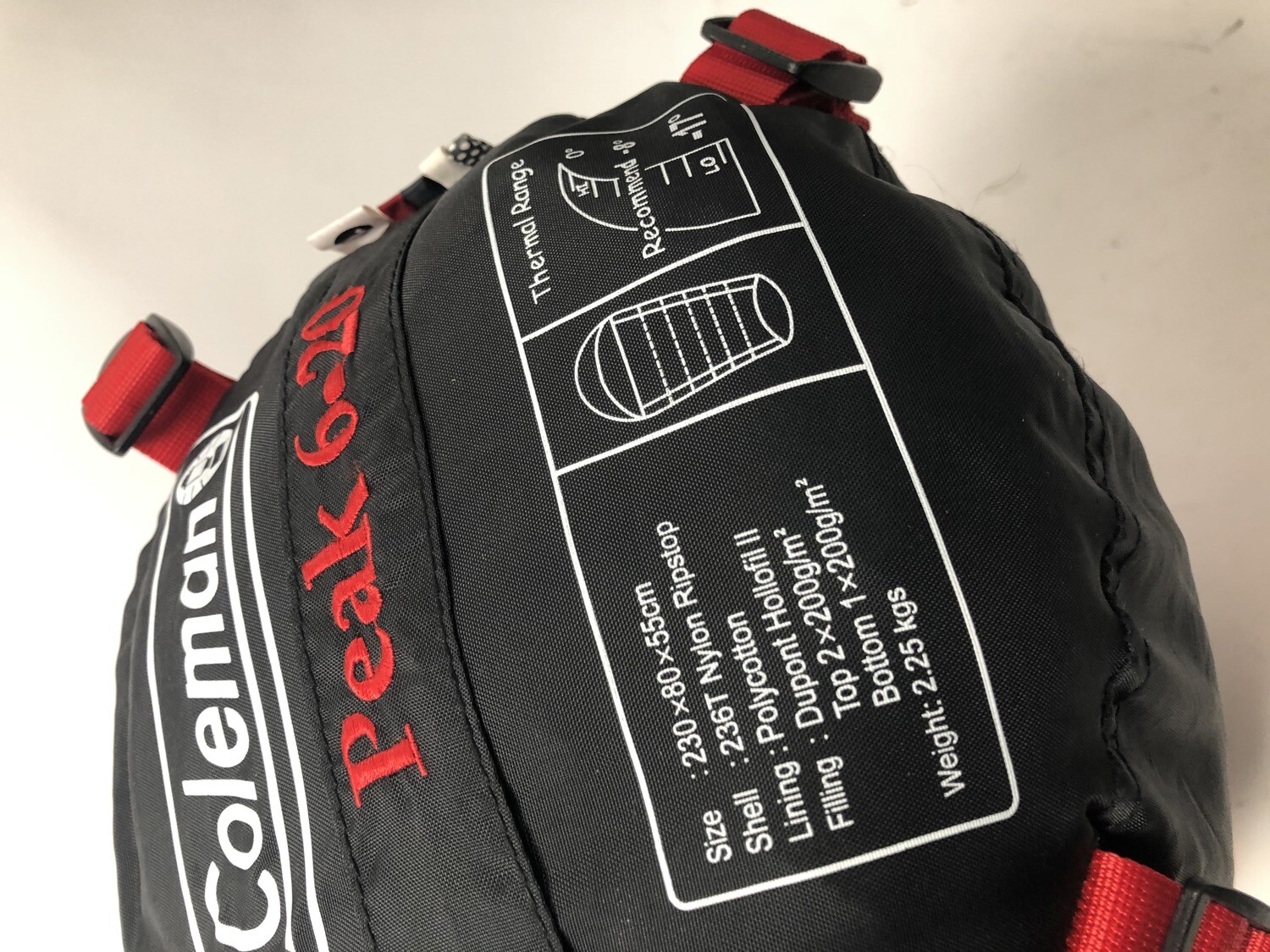 Coleman Peak 620 Sleeping Bag Thermal Range 230 x 80 x 55 cm Camping