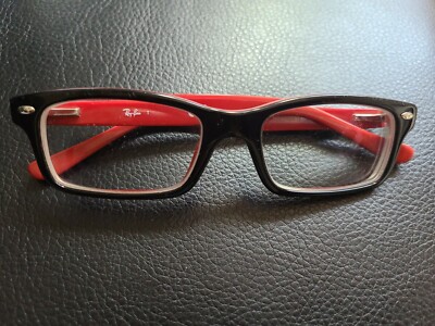 Ray-Ban JR RB1535 3573 RX Youth Eyeglasses Frames 48/16/130 - Red/Black