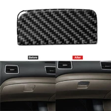 Carbon Fiber Storage Box Handle Sticker Trim Cover For Honda Civic Coupe 13-15