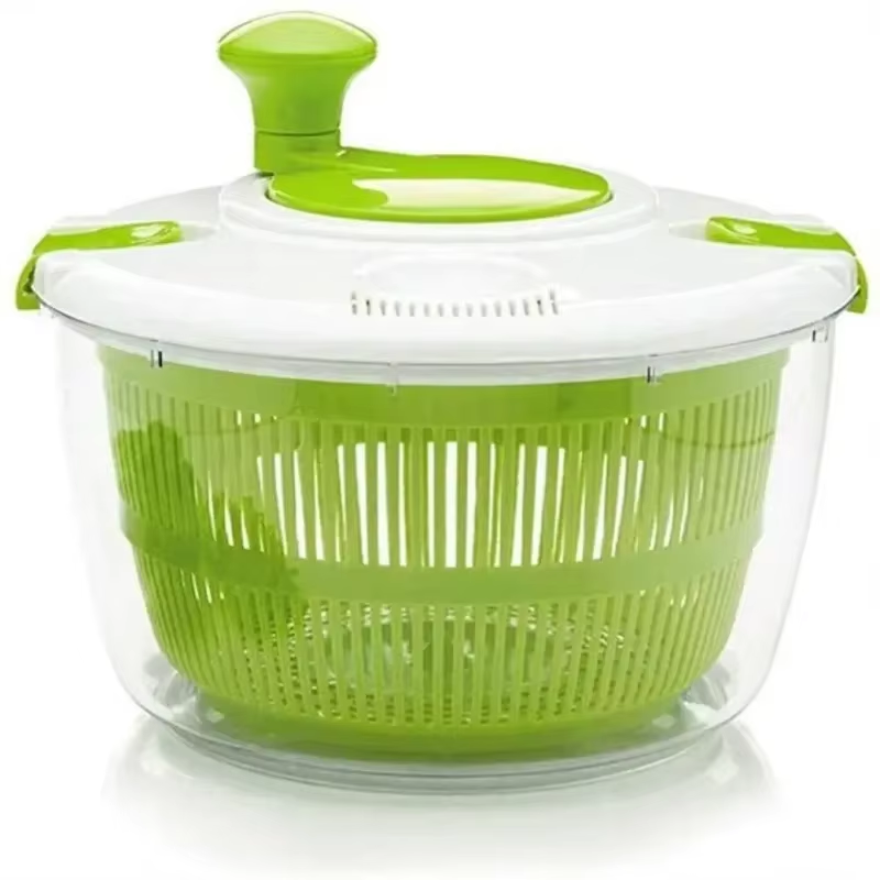 Hand Crank Salad Spinner and Fruit Dryer for Fresh Produce Essentials-image