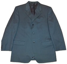 Jones New York Sport Coat Men's 42R GRAY Wool Blazer Suit Jacket 3 Button Lined
